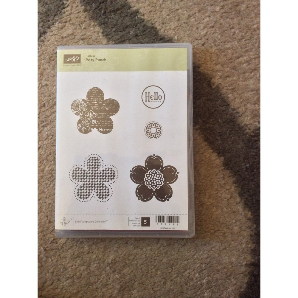 INVENTORY REDUCTION SALE. Stampin Up Posy Punch - Hostess Set B49